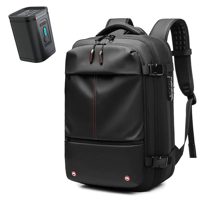 Backpack vacuum compression